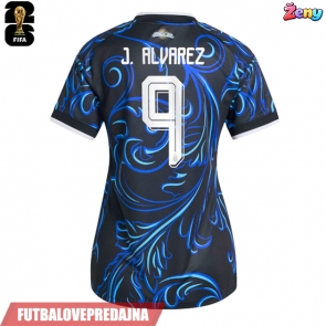 Lacne Ženy Futbalové dres Argentína Julian Alvarez #9 MS 2026 Krátky Rukáv - Preč